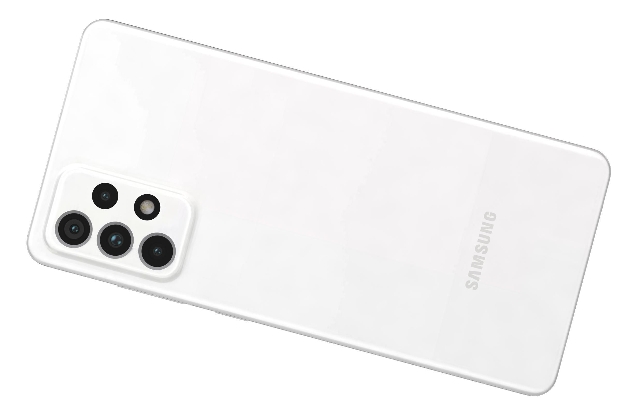 Samsung Galaxy A72 Awesome White 3D model_11