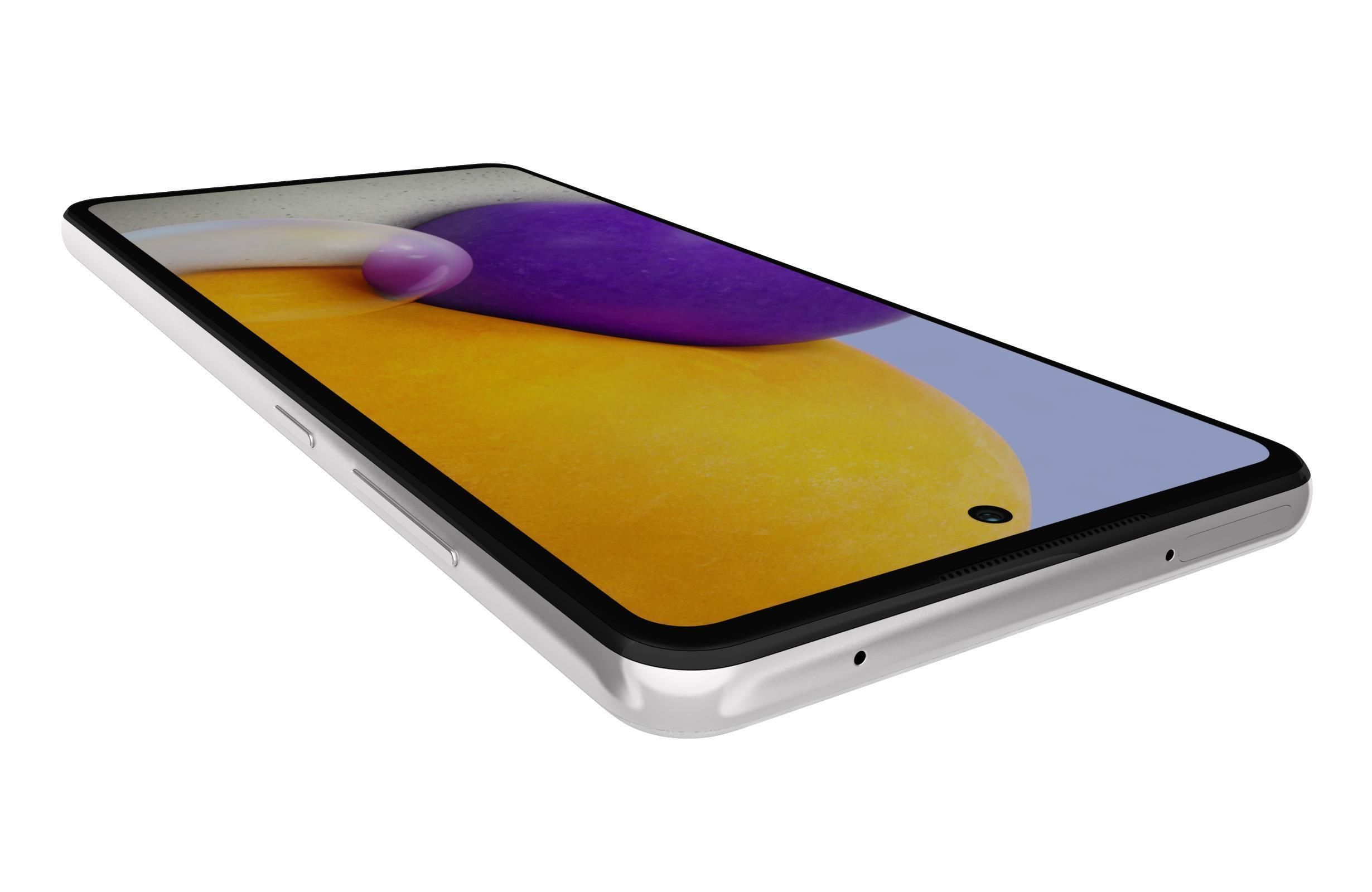 Samsung Galaxy A72 Awesome White 3D model_12