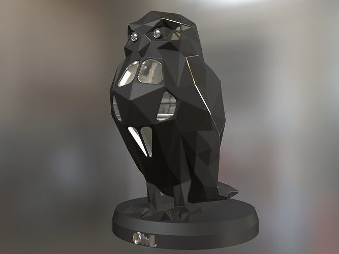 Voronoi Owl 3D print model