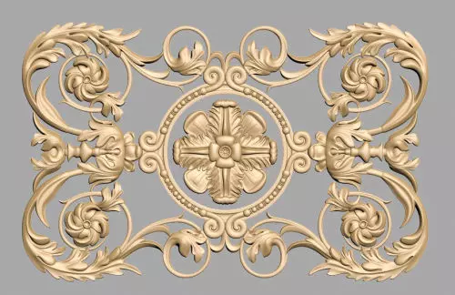 Carved Decor 3D model_0