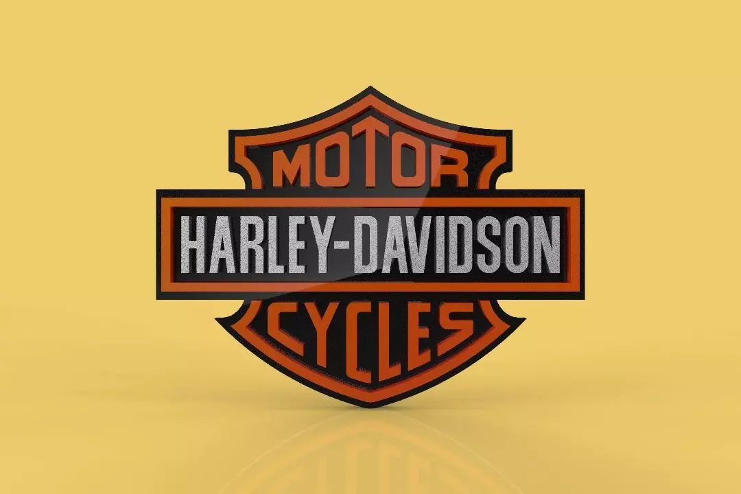  HARLEY DAVIDSON EMBLEM LOGO BADGE SYMBOL ICON HDC CLUB 3D model_0