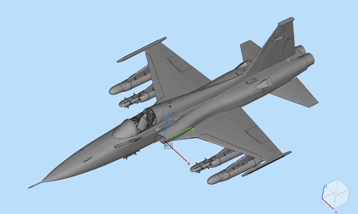 F-5A Freedom Fighter 3D model_7