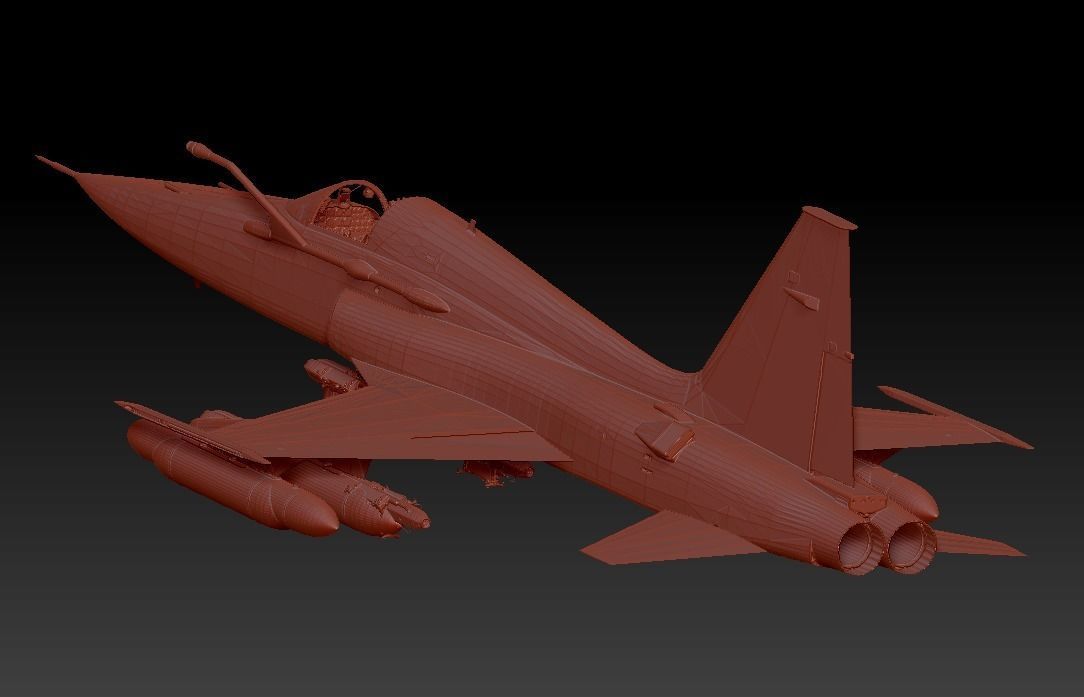 F-5A Freedom Fighter 3D model_2