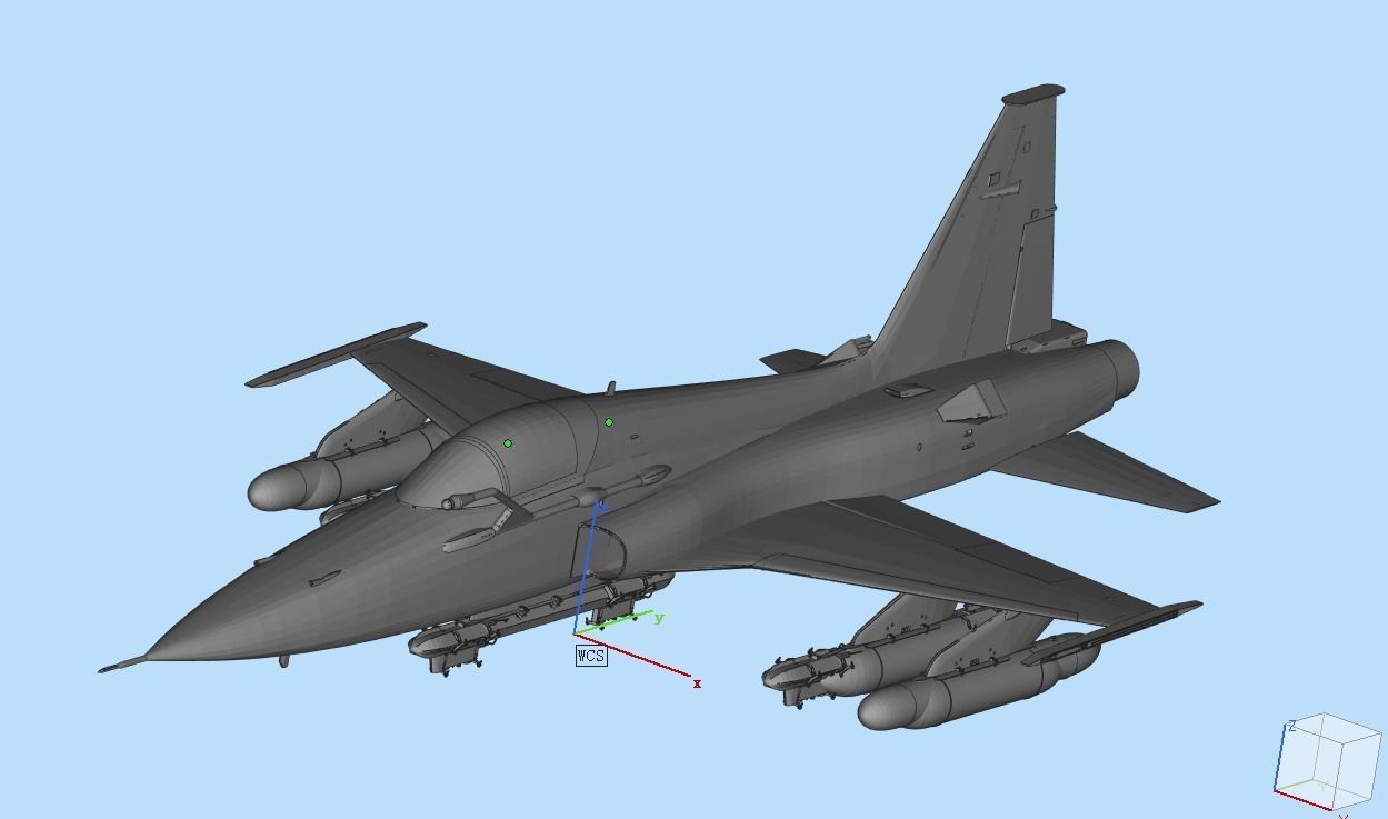 F-5A Freedom Fighter 3D model_10