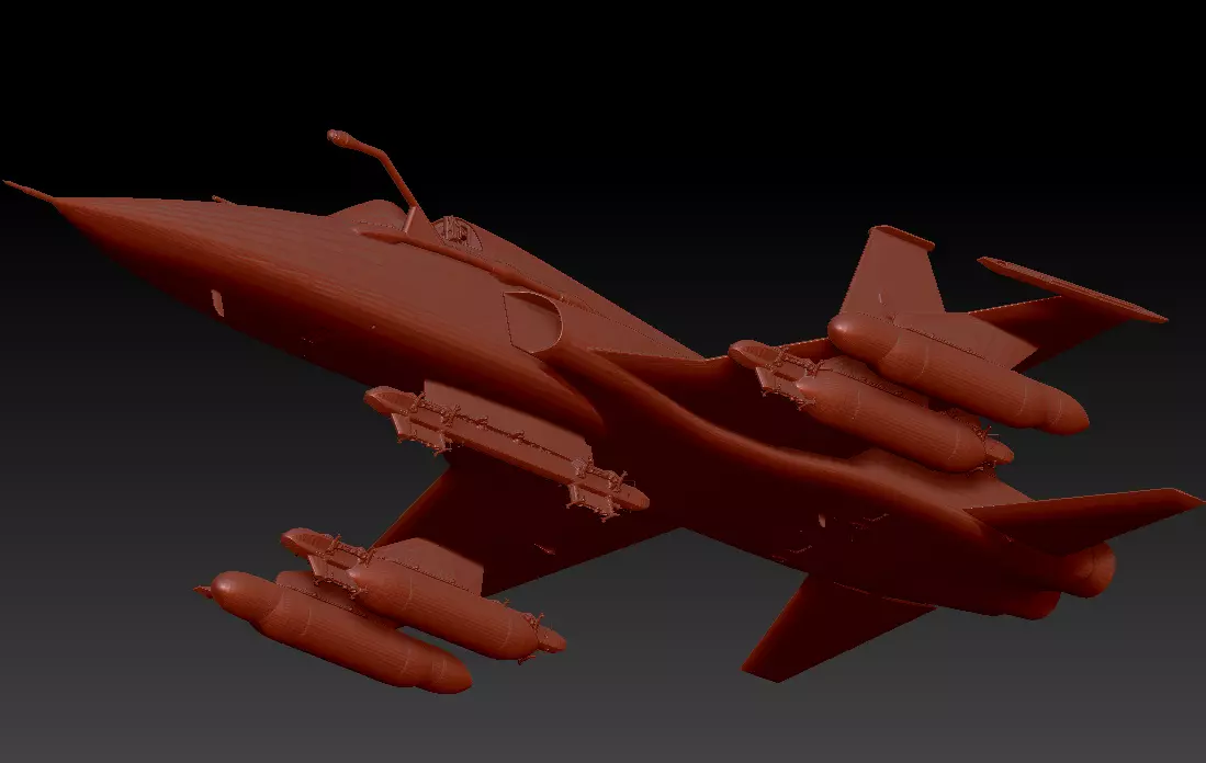 F-5A Freedom Fighter 3D model_0