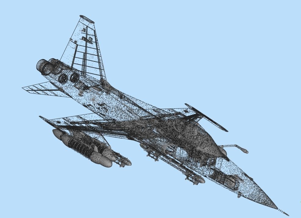 F-5A Freedom Fighter 3D model_8