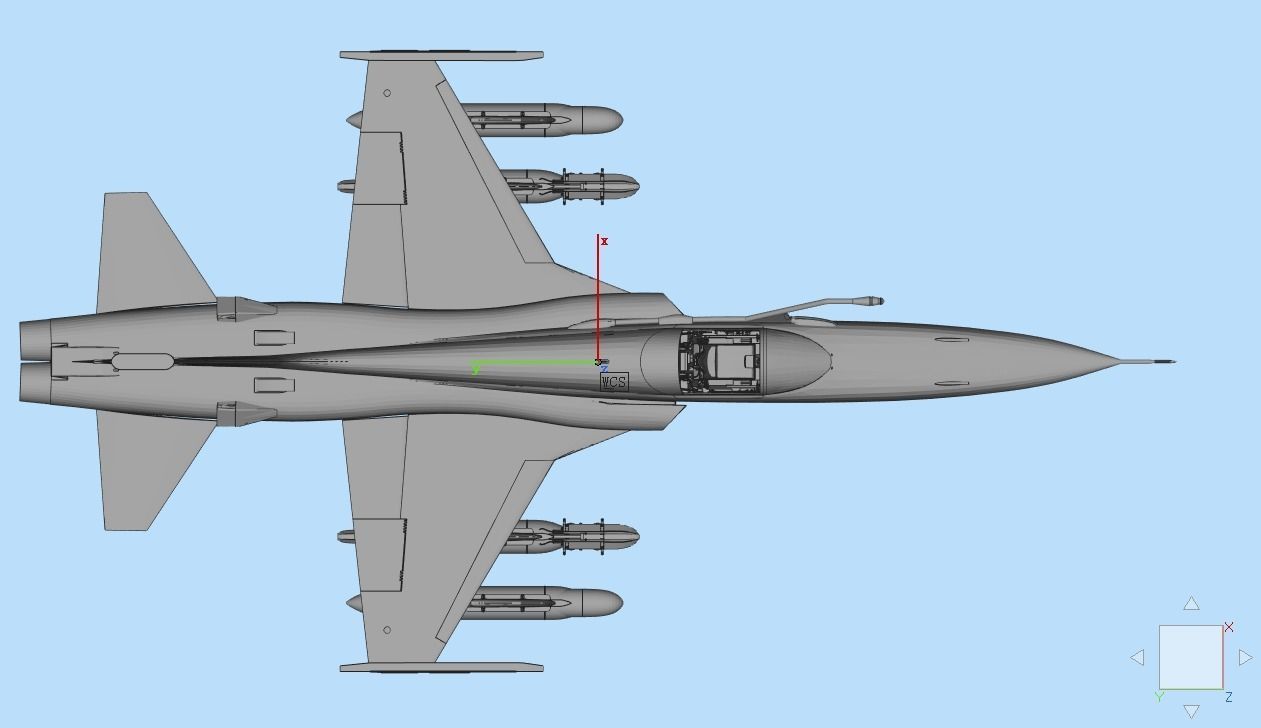 F-5A Freedom Fighter 3D model_15