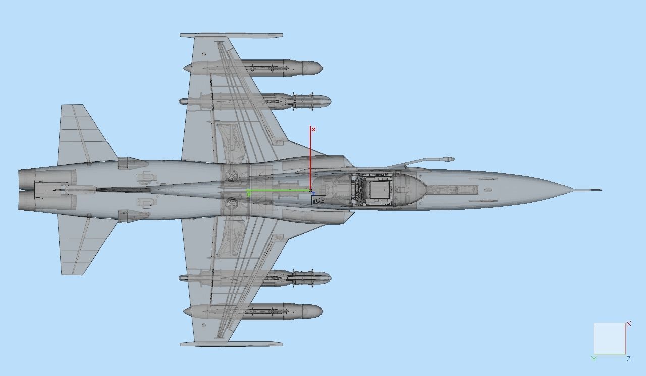 F-5A Freedom Fighter 3D model_3