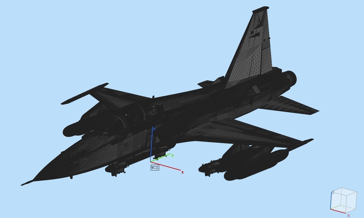 F-5A Freedom Fighter 3D model_9