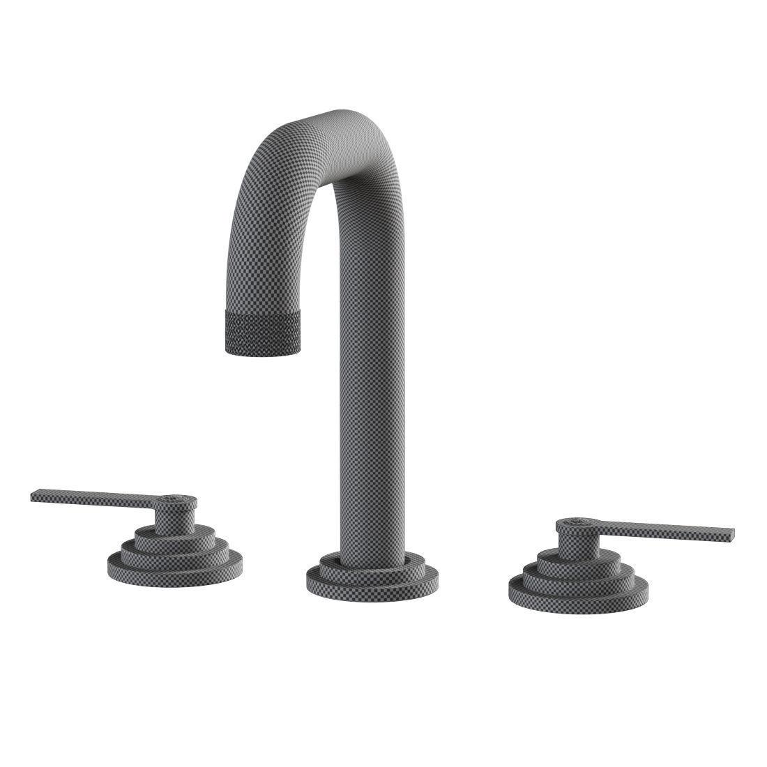 3 Hole lavatory filler without pop-up waste by Samuel Heath  3D model_4