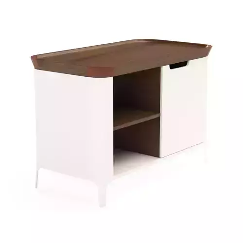 Airia Desk and Media Cabinet 3D model
