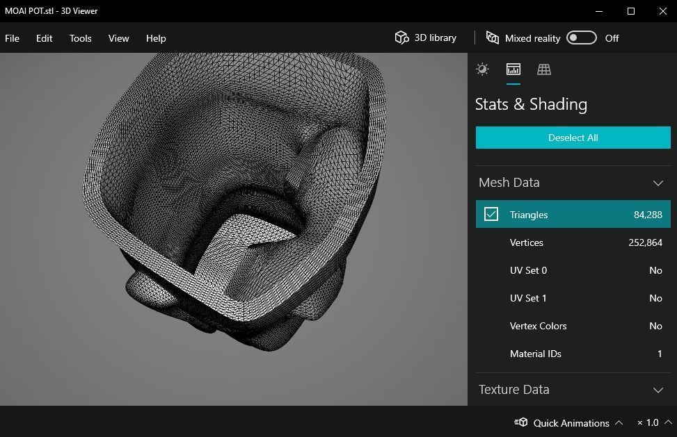 Moai pot 39 3D print model_18