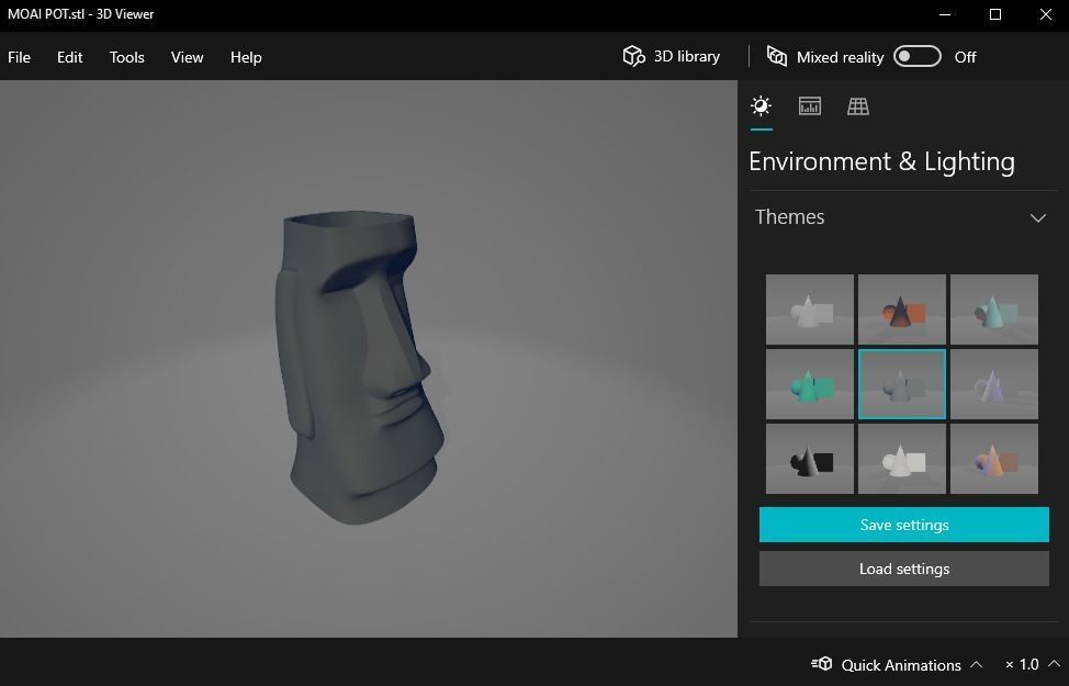 Moai pot 39 3D print model_16