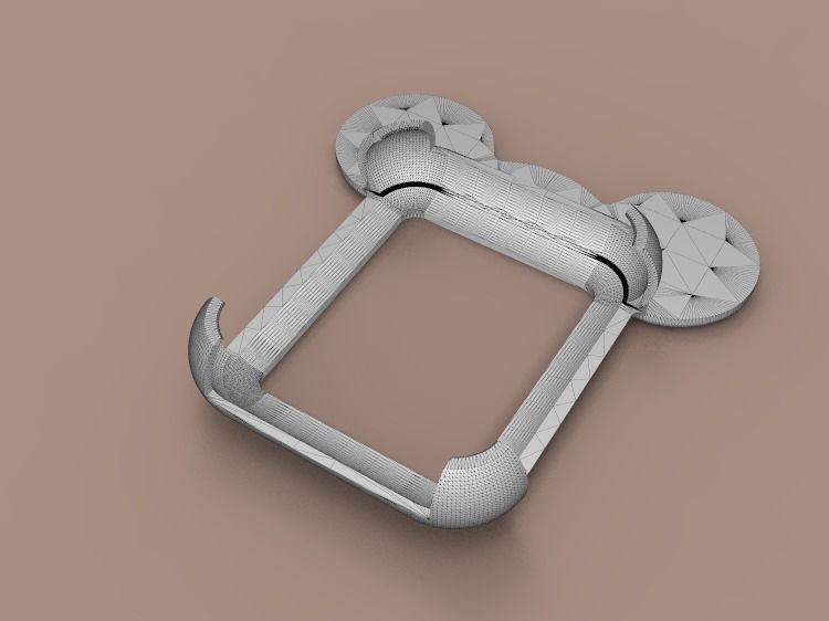 Mickey Mouse Apple Watch Ears Case Cover 38mm 3D print model_8