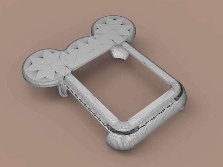 Mickey Mouse Apple Watch Ears Case Cover 38mm 3D print model_6