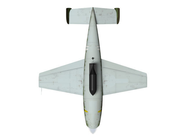 Henschel Hs132 3D model_6