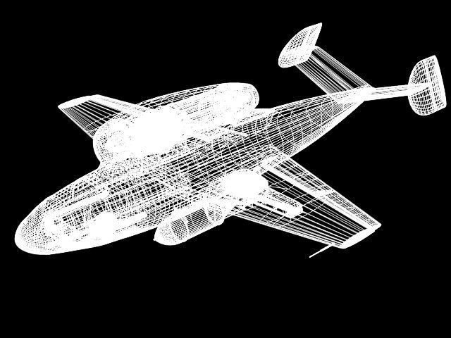 Henschel Hs132 3D model_9