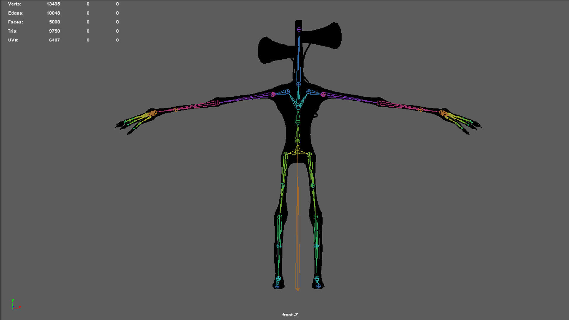 Siren Head Low-poly 3D model_19