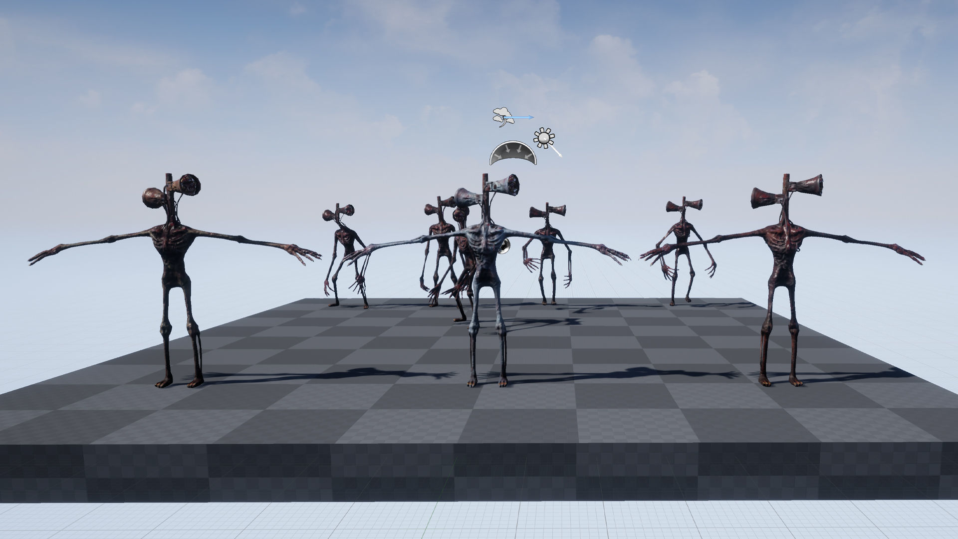 Siren Head Low-poly 3D model_9