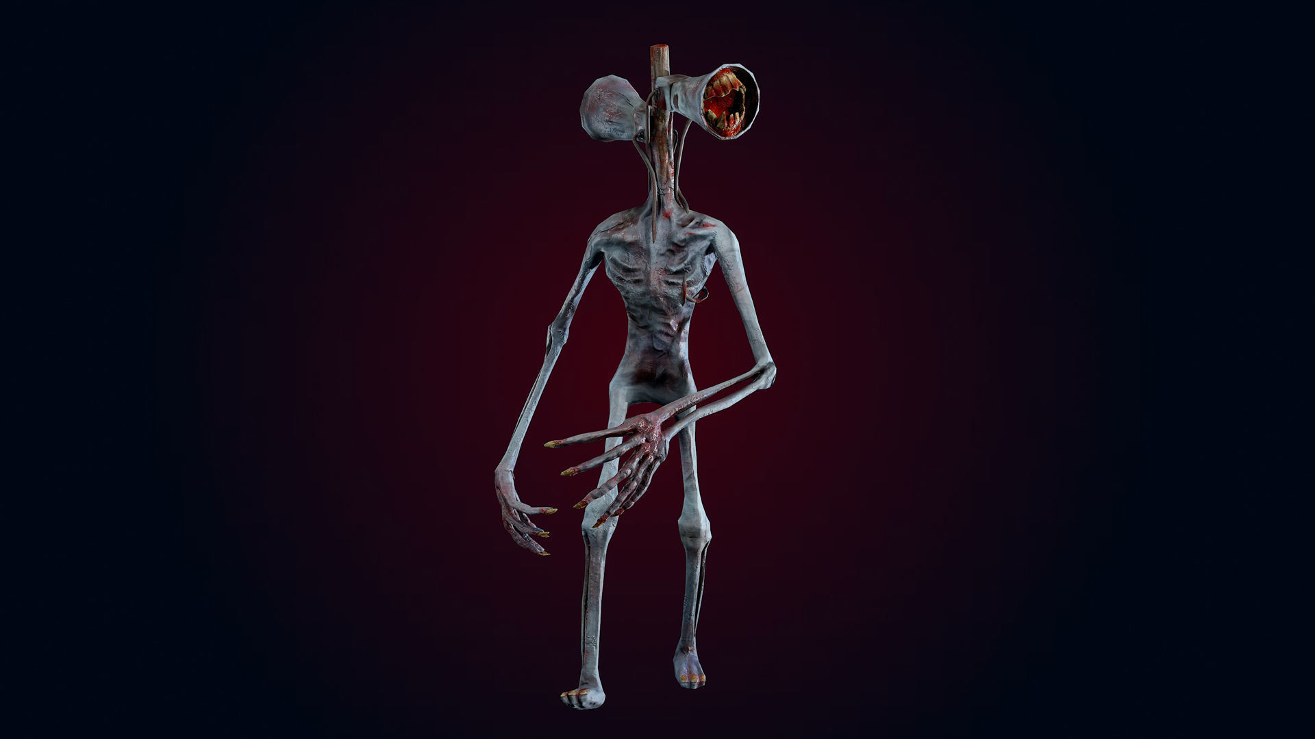 Siren Head Low-poly 3D model_8