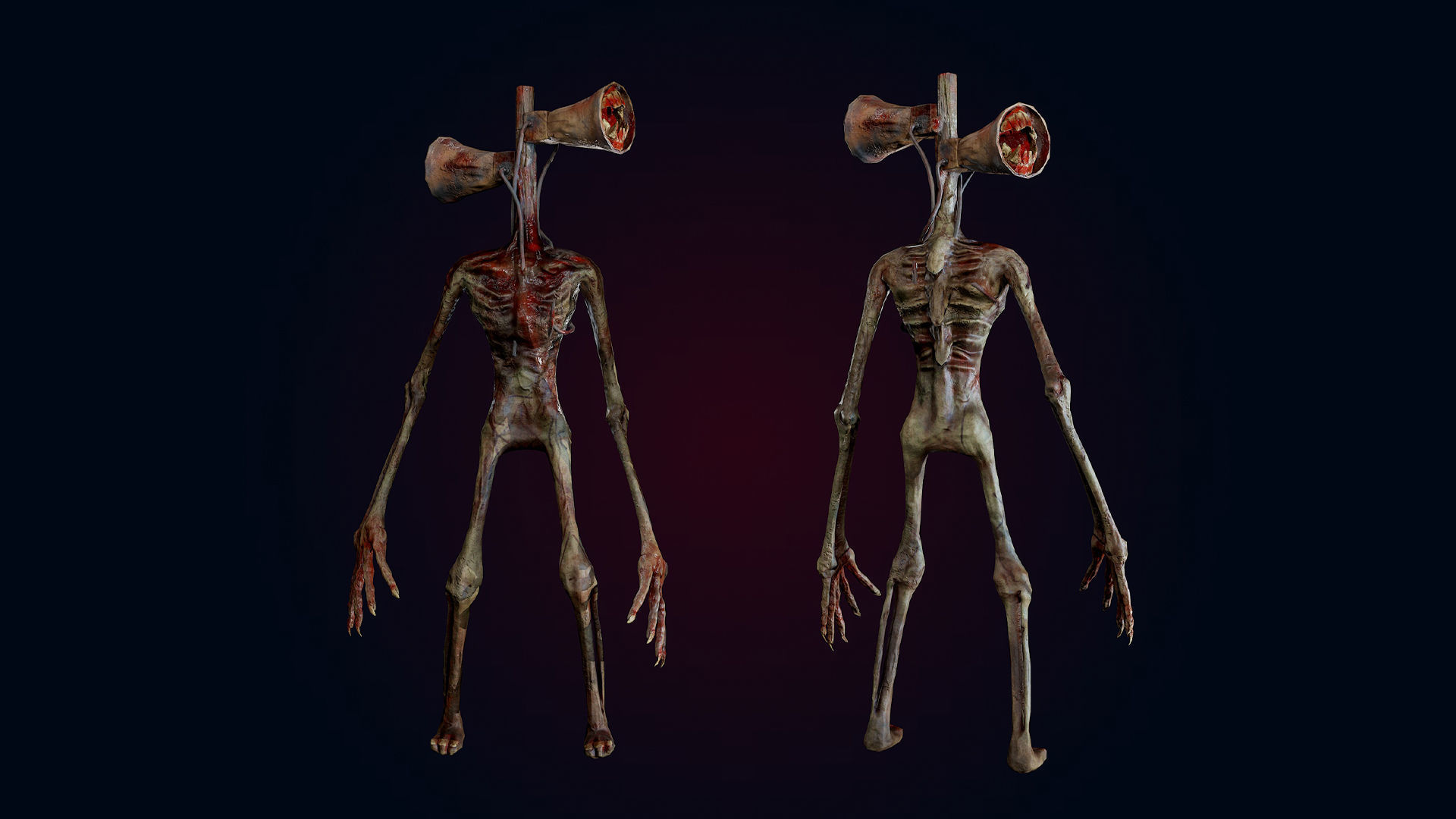 Siren Head Low-poly 3D model_5