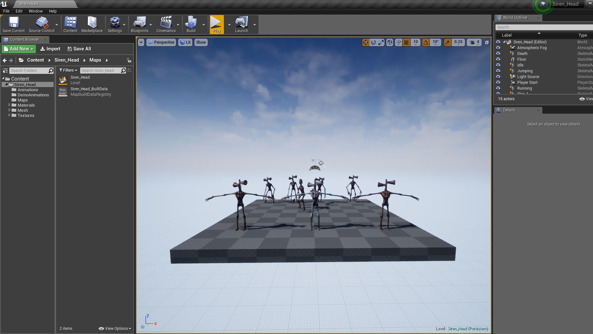 Siren Head Low-poly 3D model_14