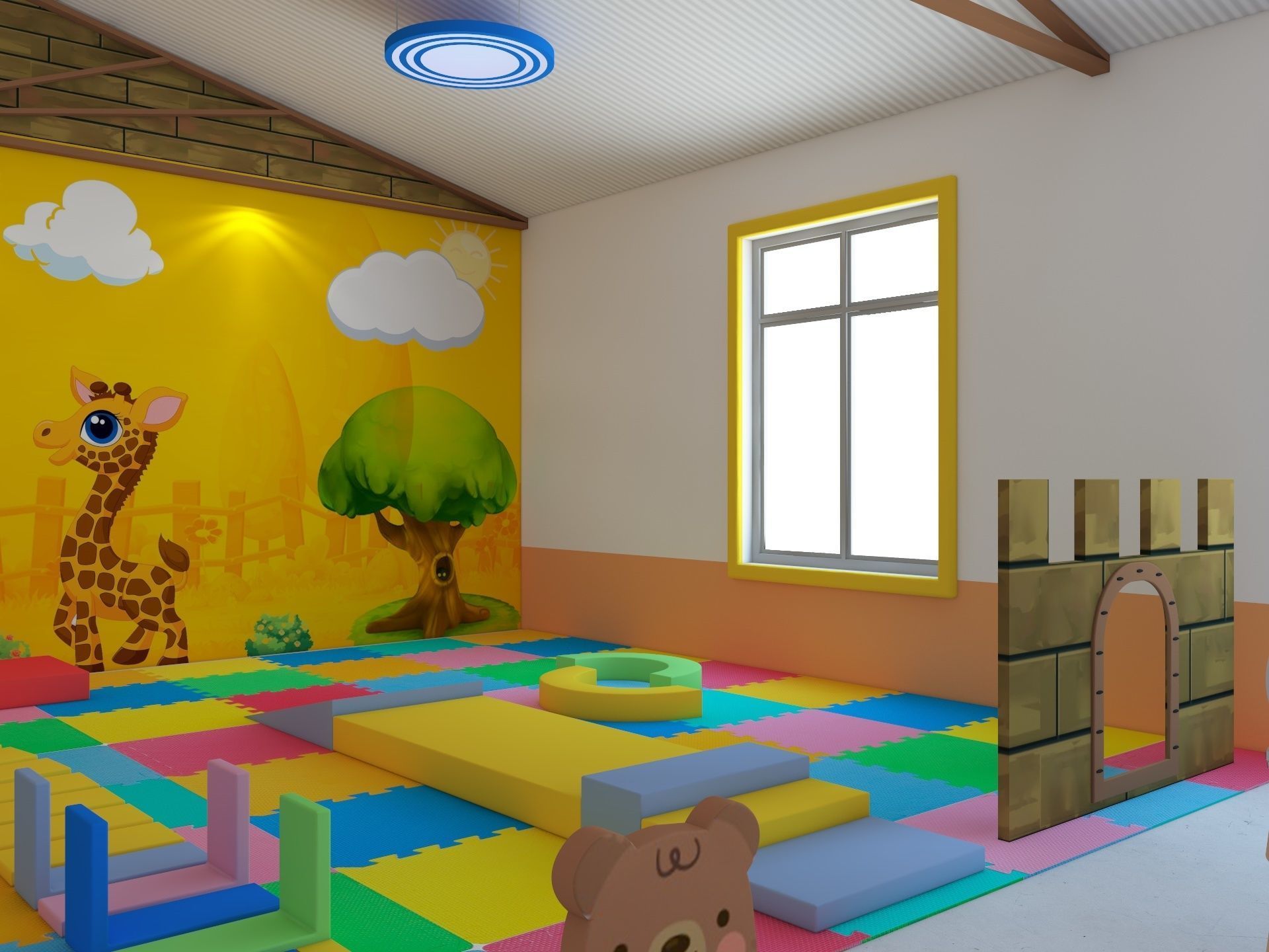 Nursery School Classroom 3D model_6