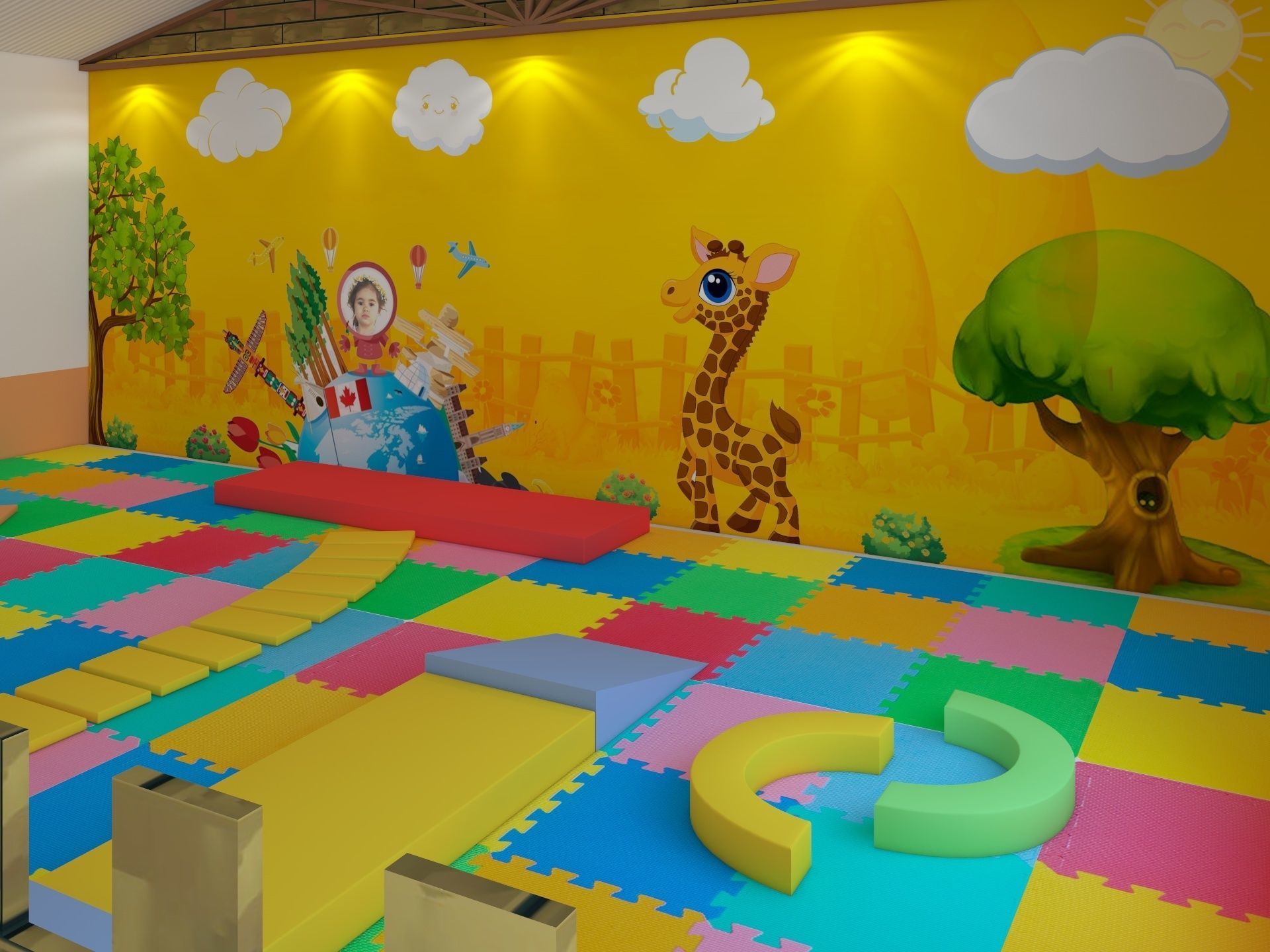 Nursery School Classroom 3D model_9