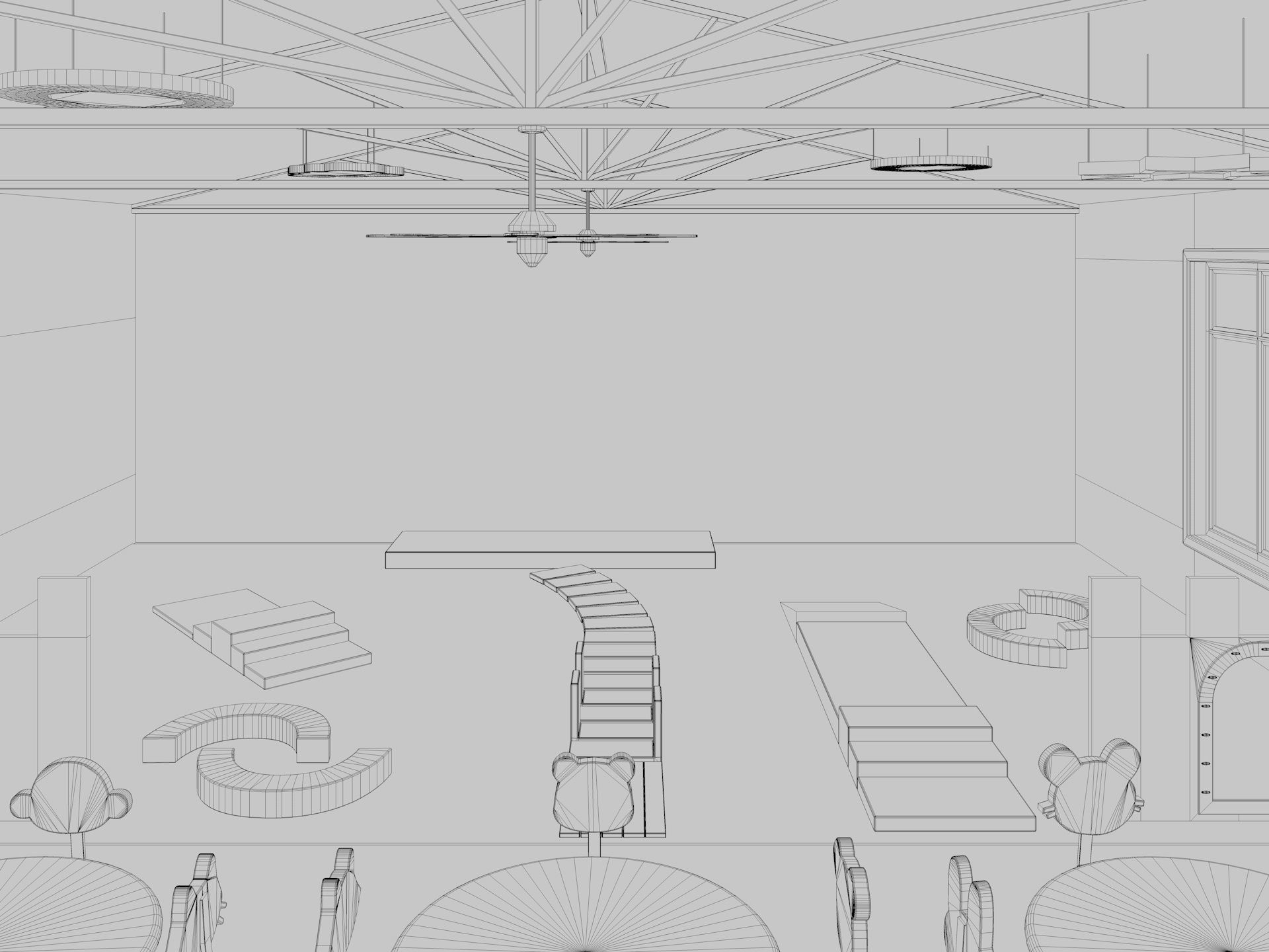 Nursery School Classroom 3D model_20