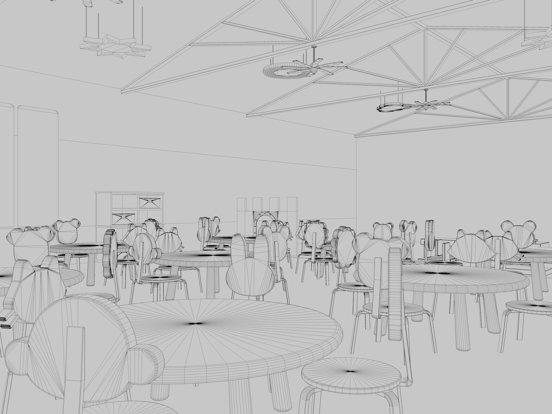 Nursery School Classroom 3D model_25