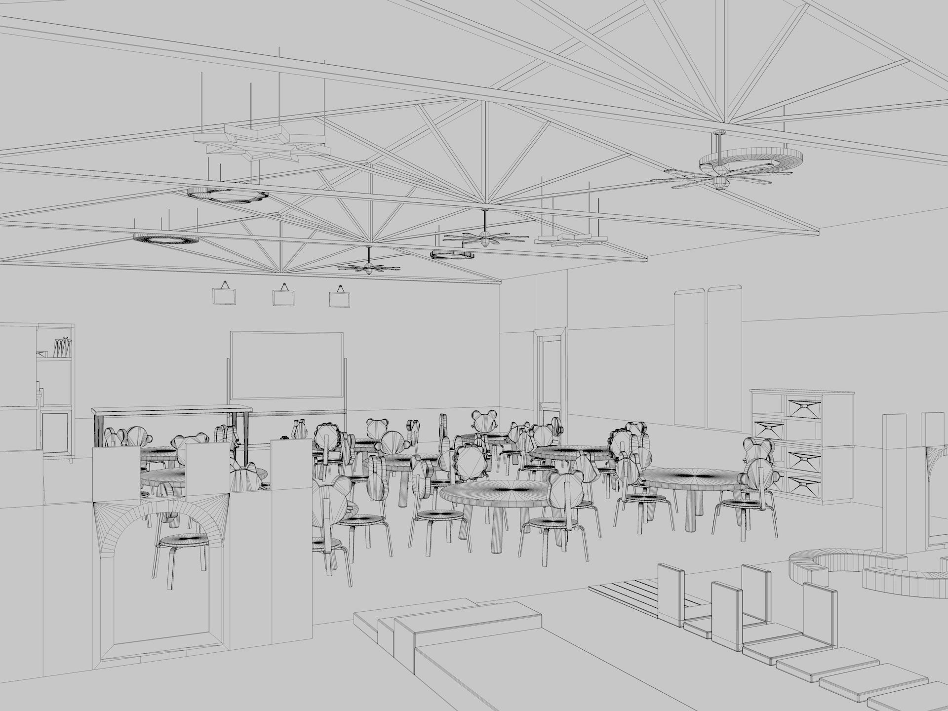 Nursery School Classroom 3D model_24