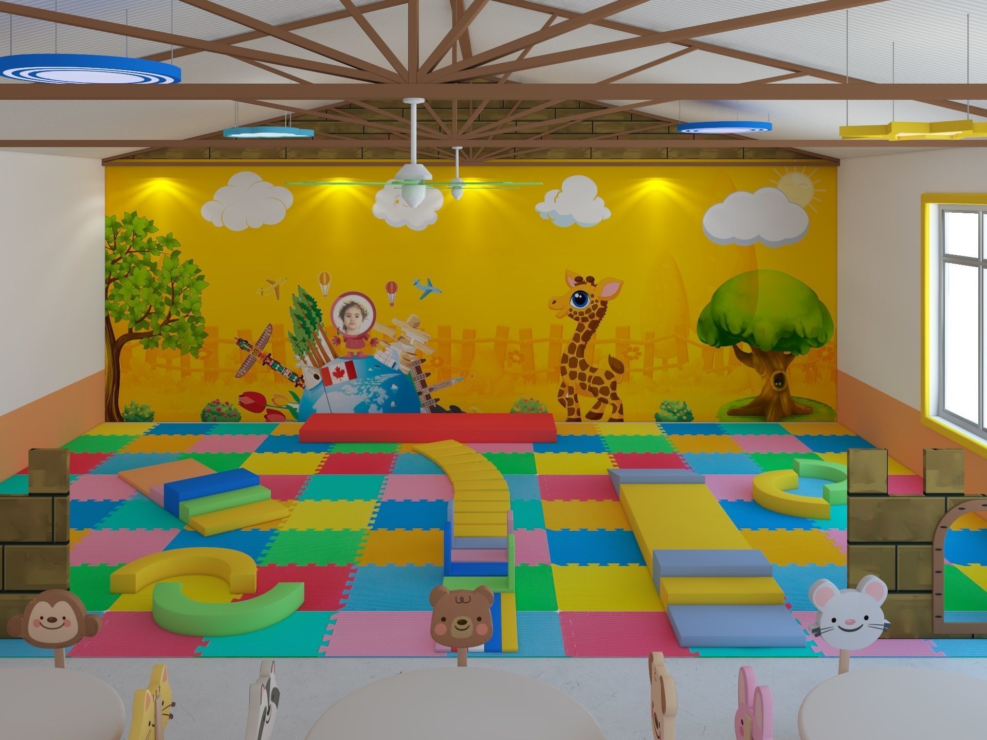 Nursery School Classroom 3D model_8