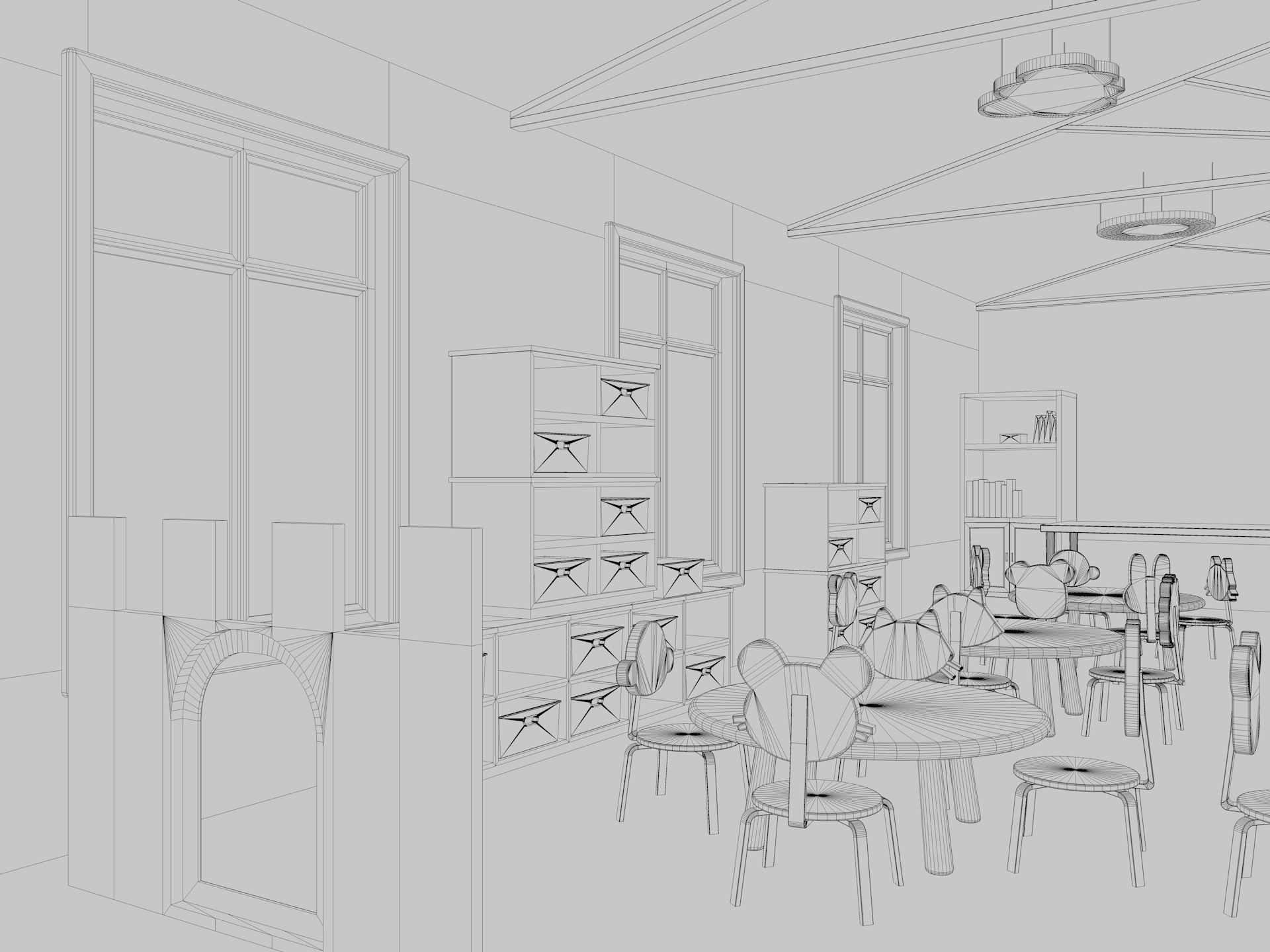 Nursery School Classroom 3D model_16