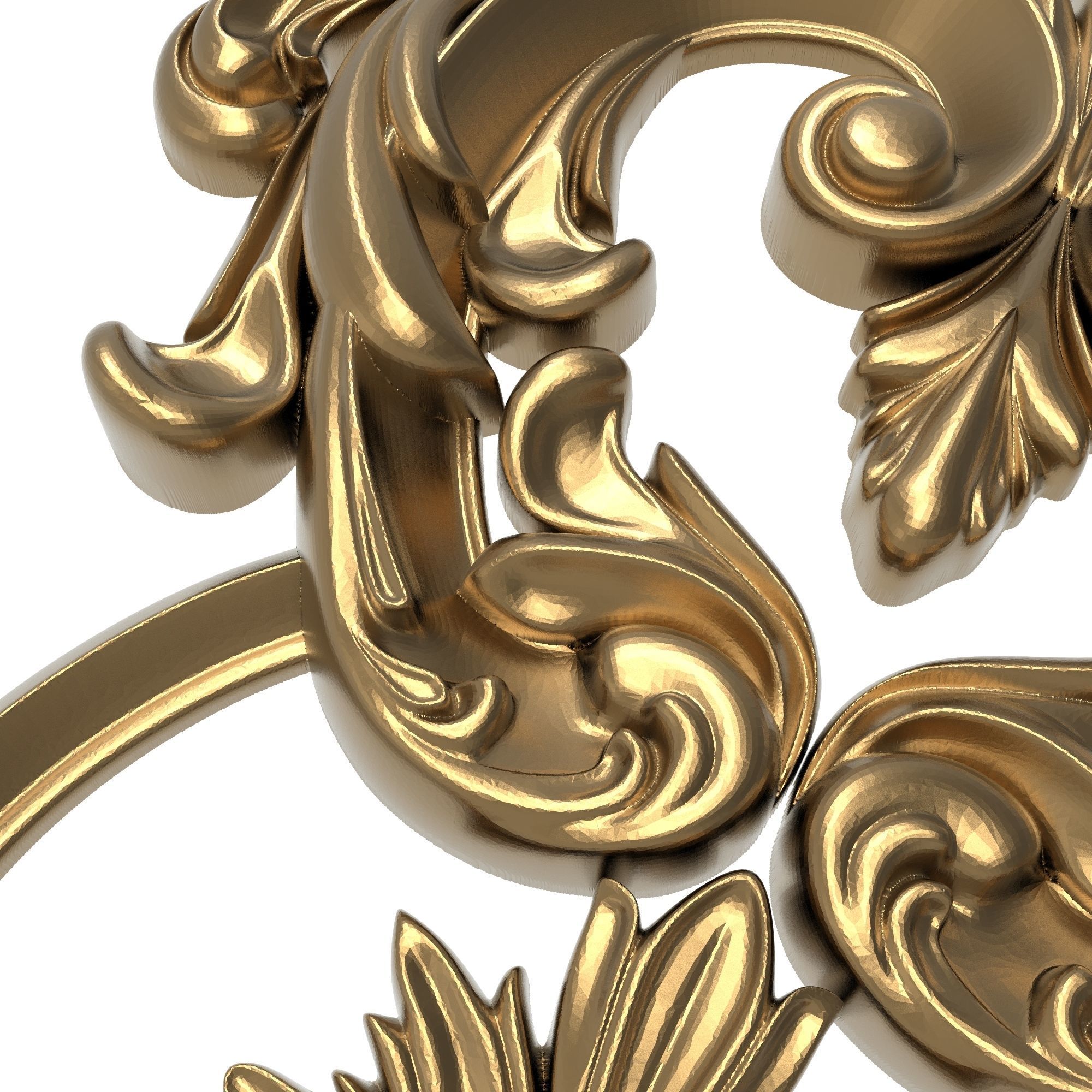 decorative pattern ready for 3D printing 3D model_6