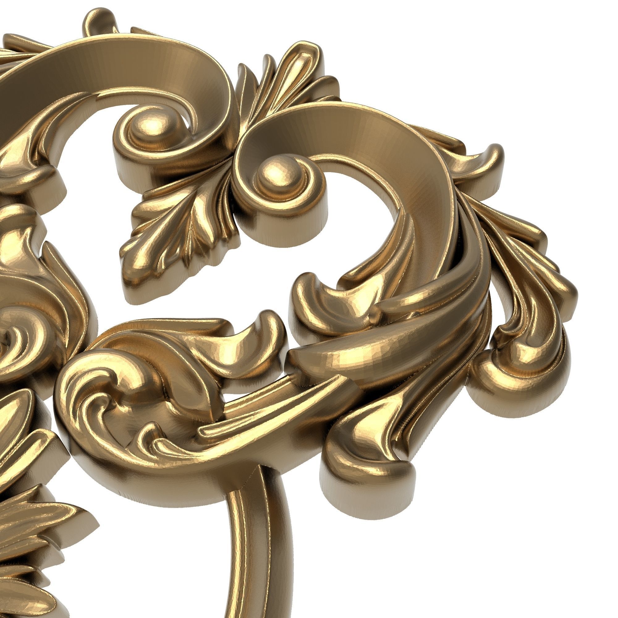 decorative pattern ready for 3D printing 3D model_4