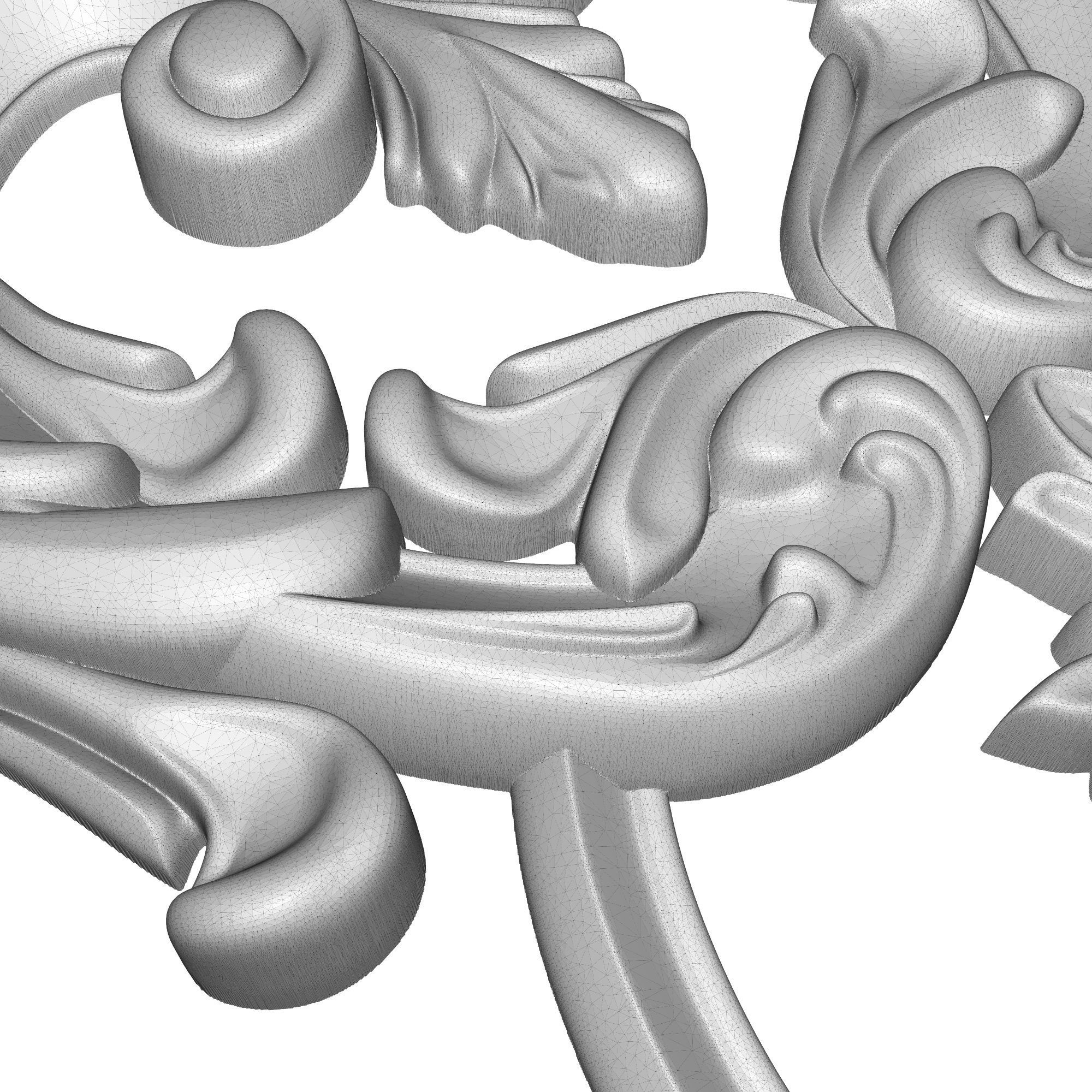 decorative pattern ready for 3D printing 3D model_11