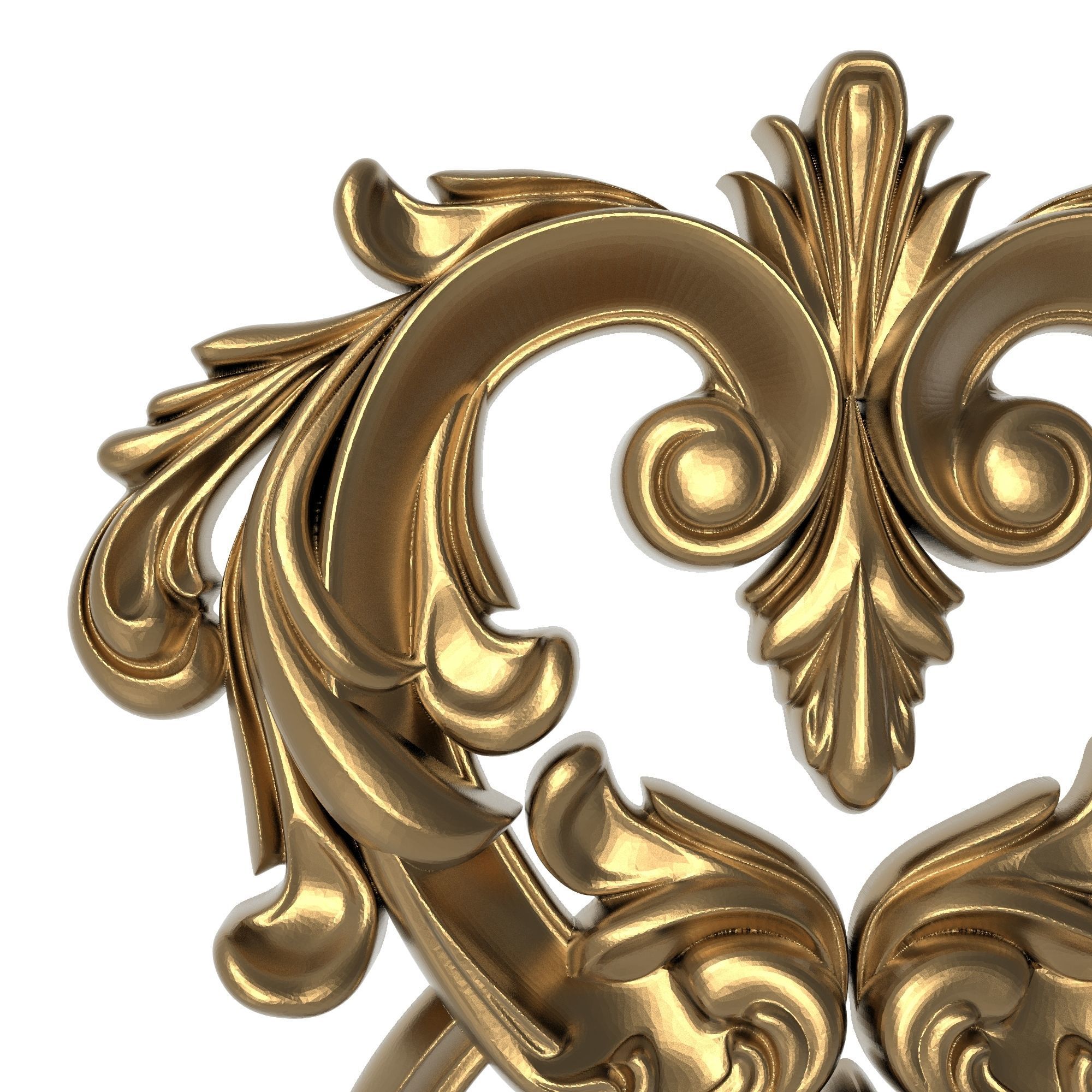 decorative pattern ready for 3D printing 3D model_2