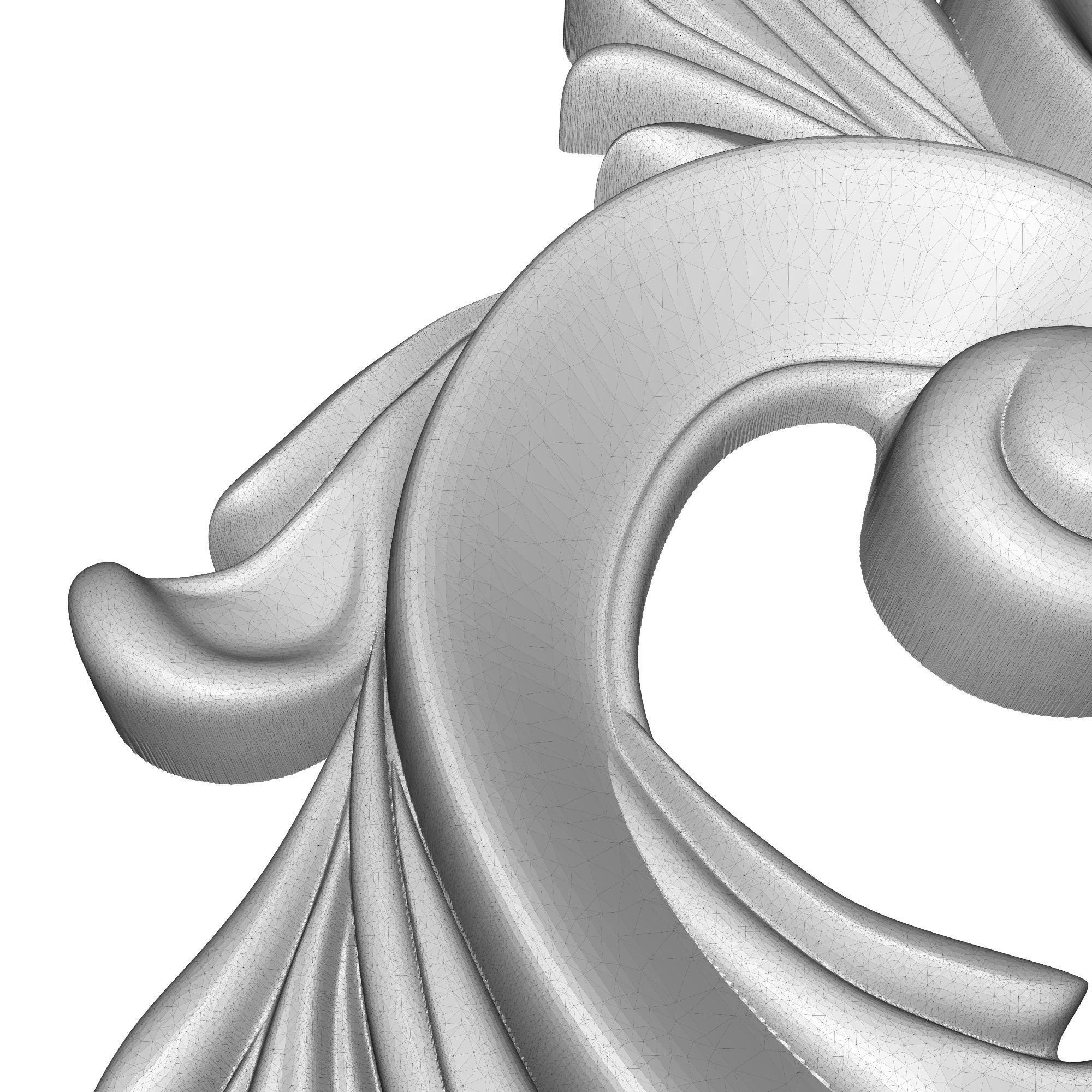 decorative pattern ready for 3D printing 3D model_12