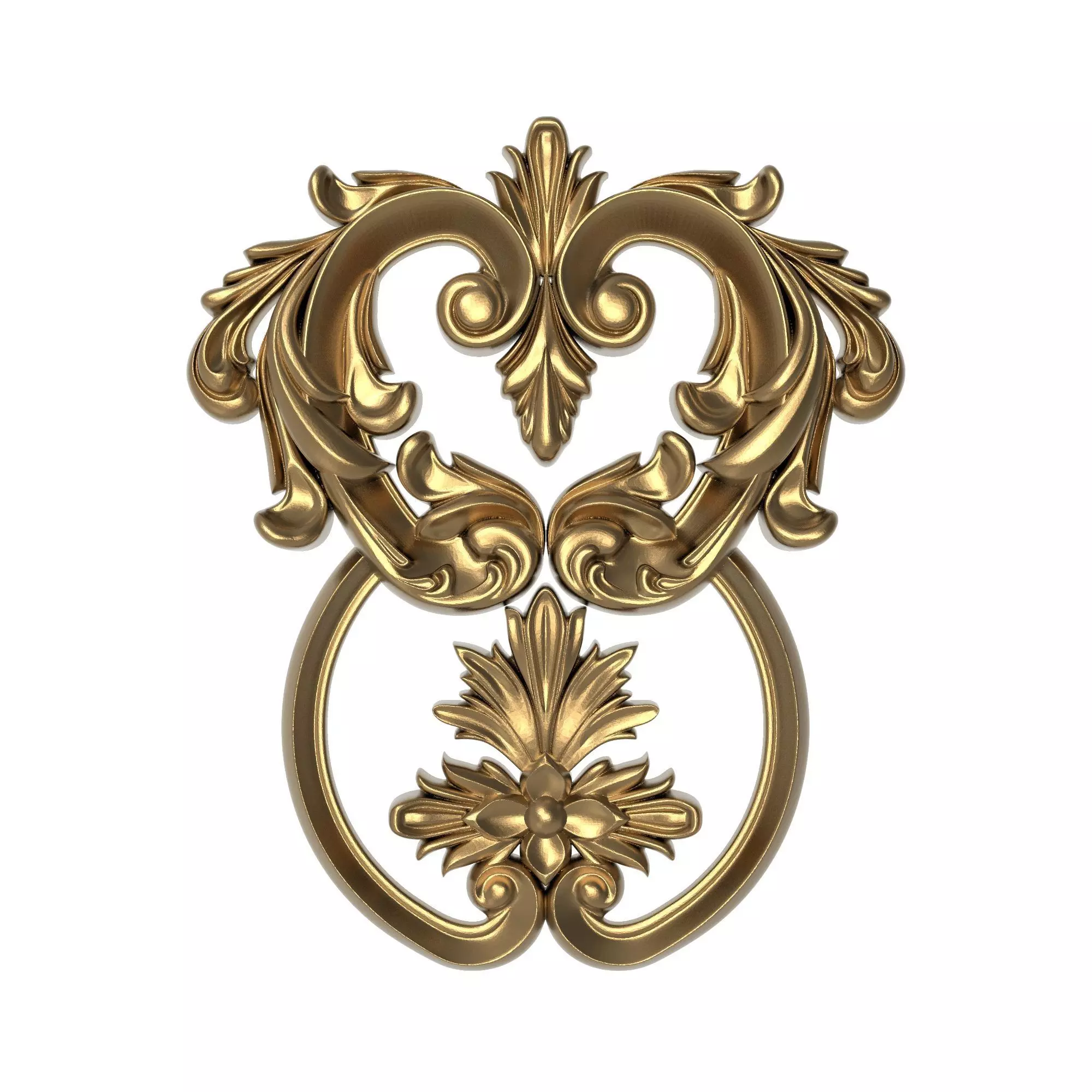 decorative pattern ready for 3D printing 3D model_0