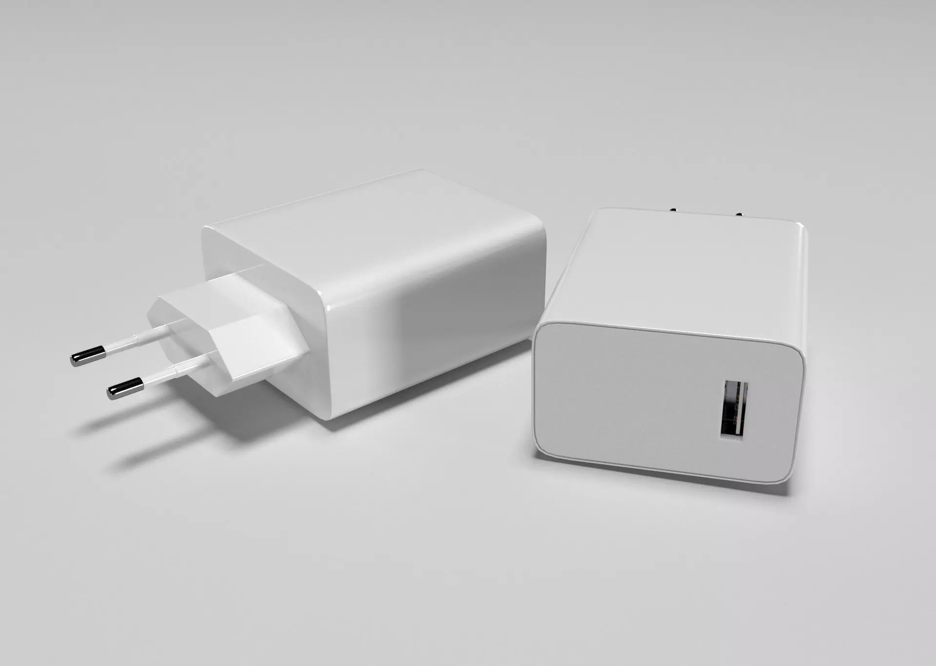 USB adapter 3D model_0