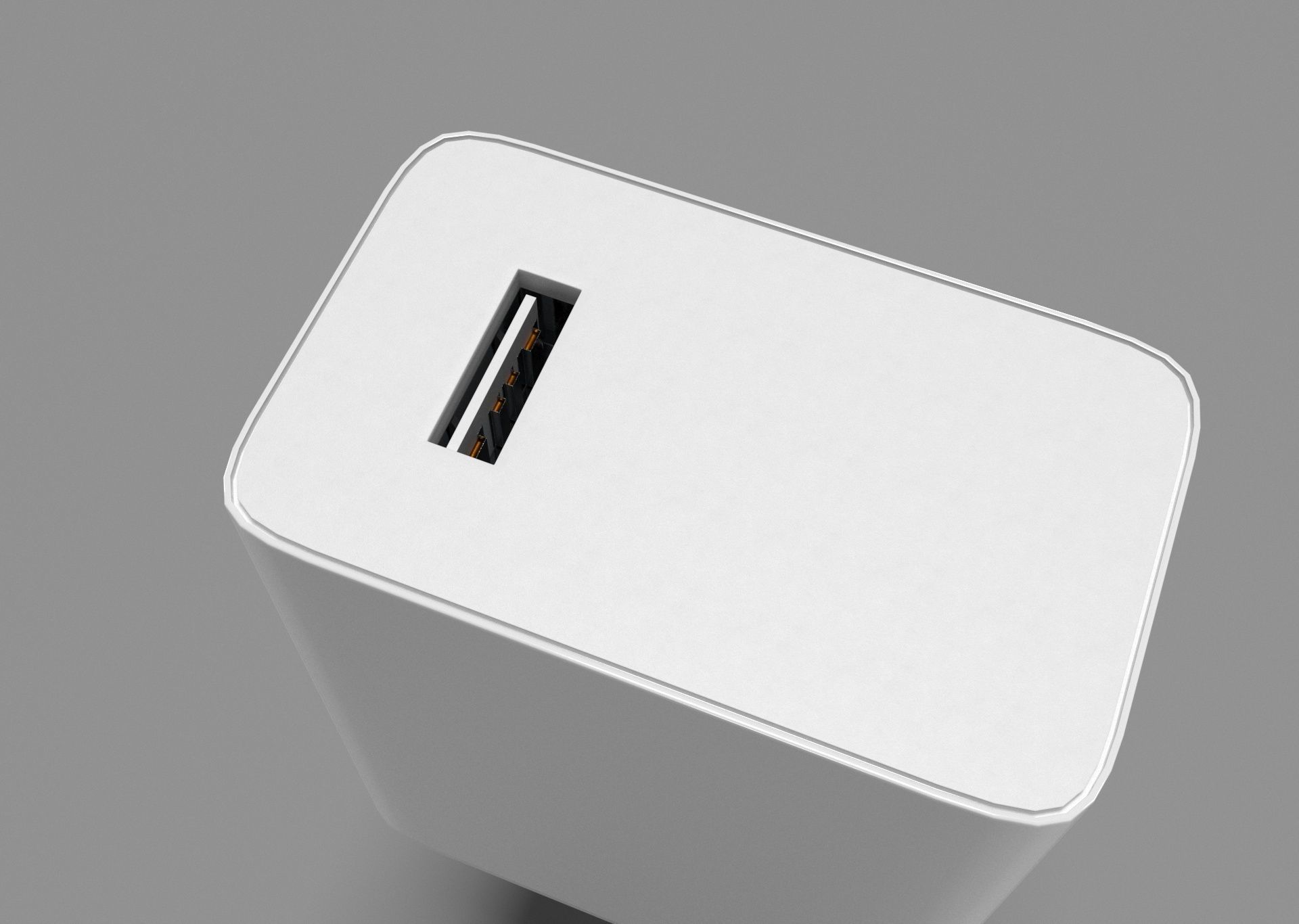 USB adapter 3D model_5