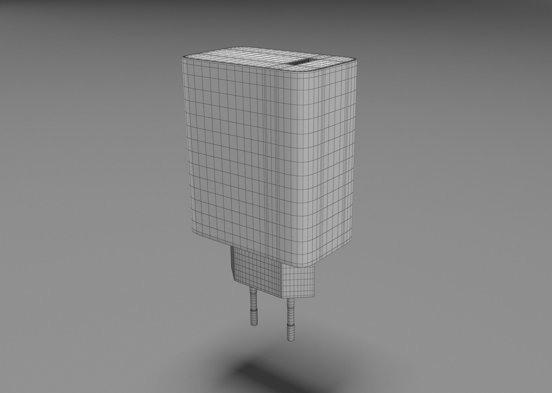 USB adapter 3D model_10