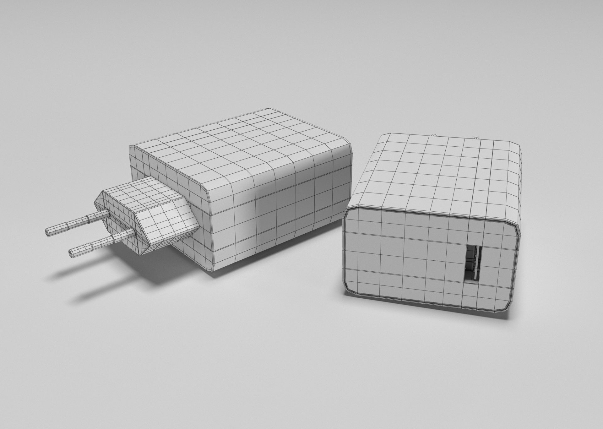USB adapter 3D model_7