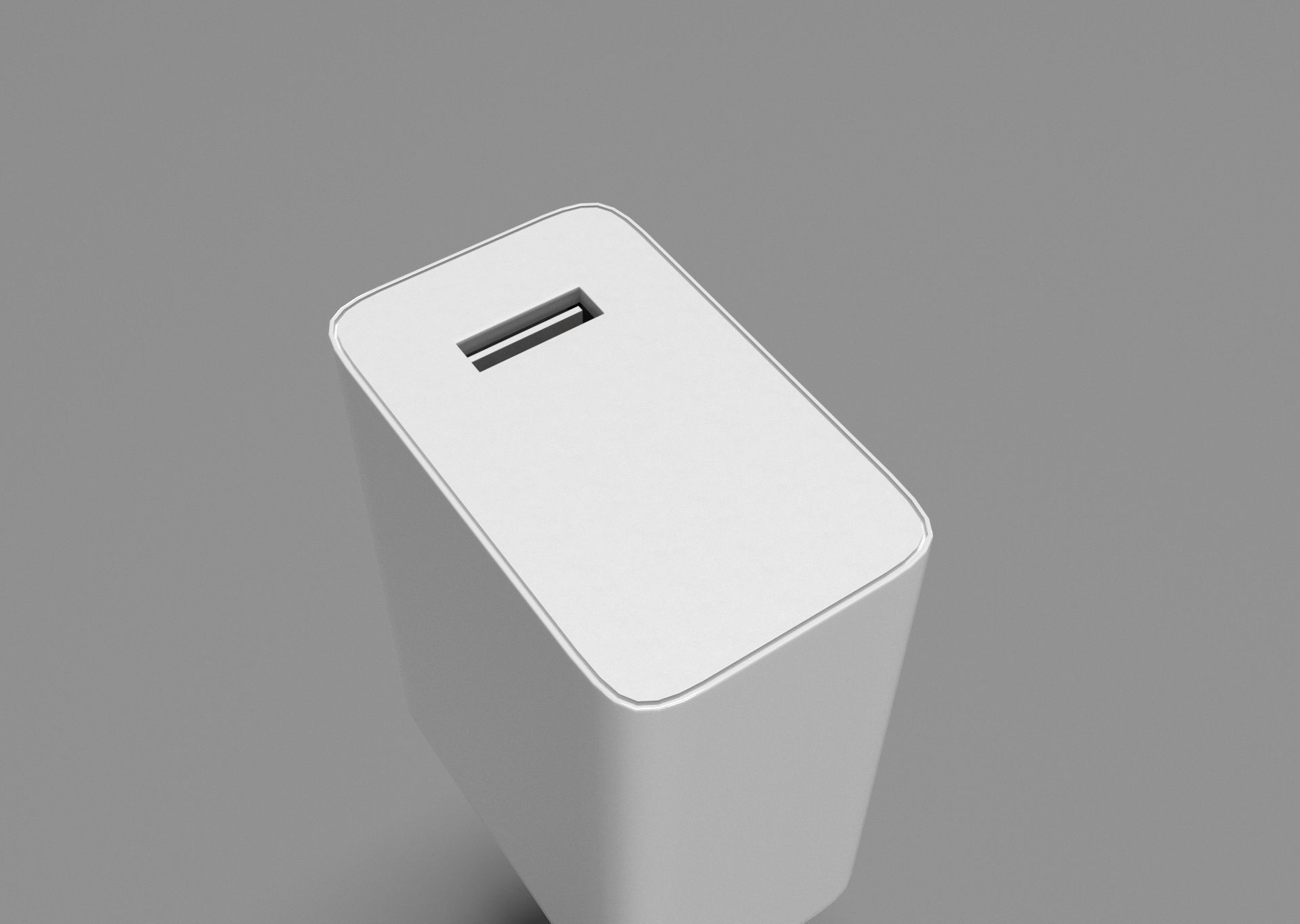 USB adapter 3D model_3
