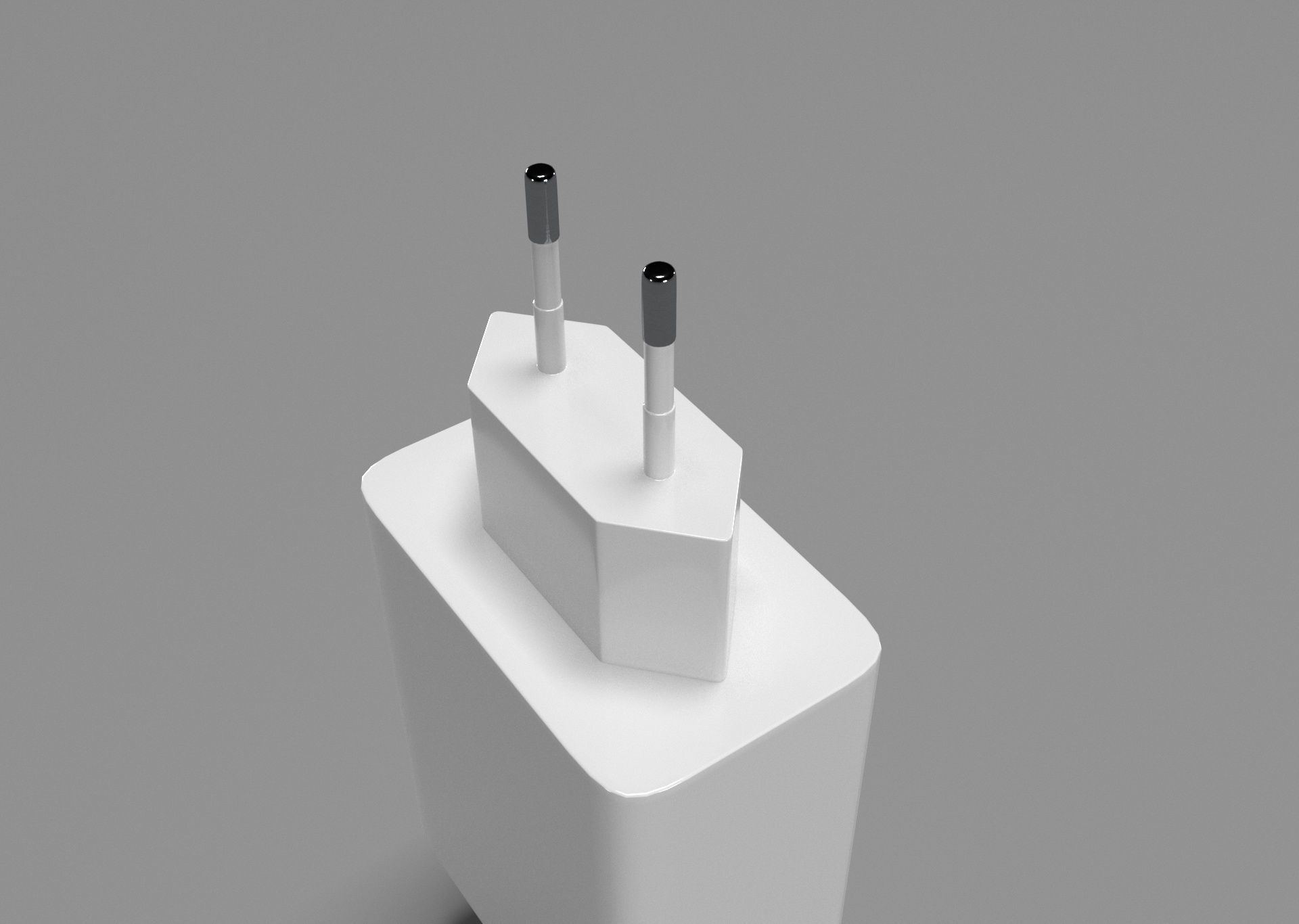 USB adapter 3D model_4
