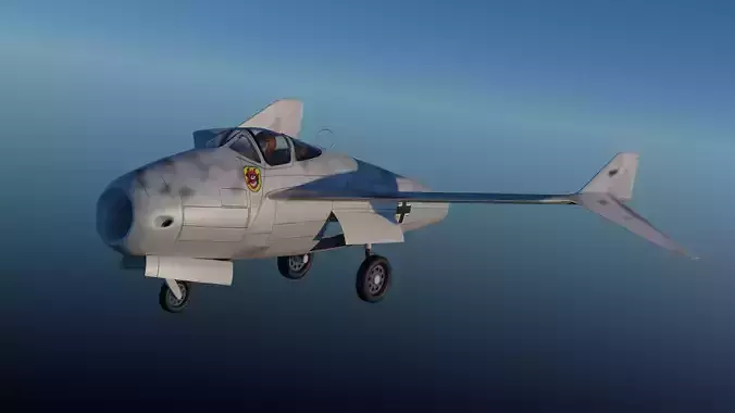 Blohm und Voss BV 212 in Winter Camoflage 3D model