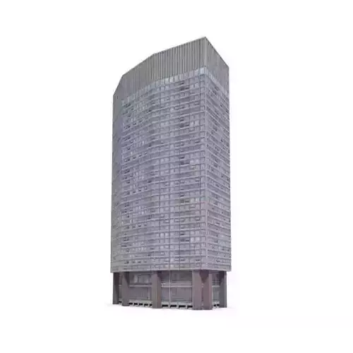 Urban Grey Skyscraper