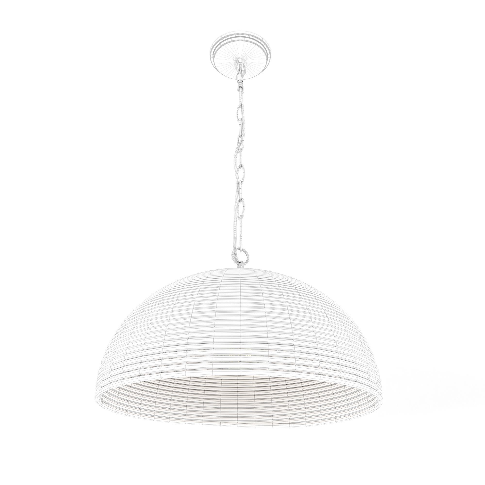 Lilou rattan pendant 3D model_5