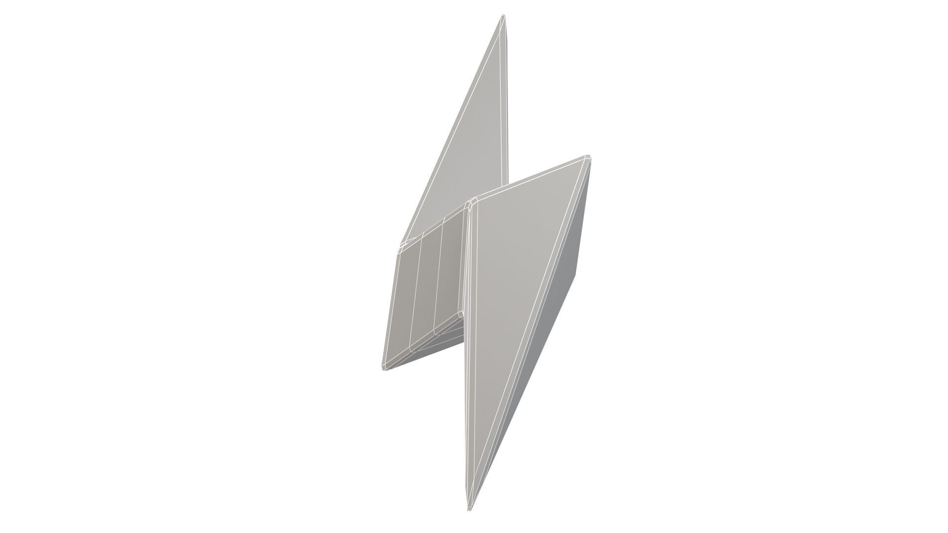 Lightning symbol 01 3D model_14
