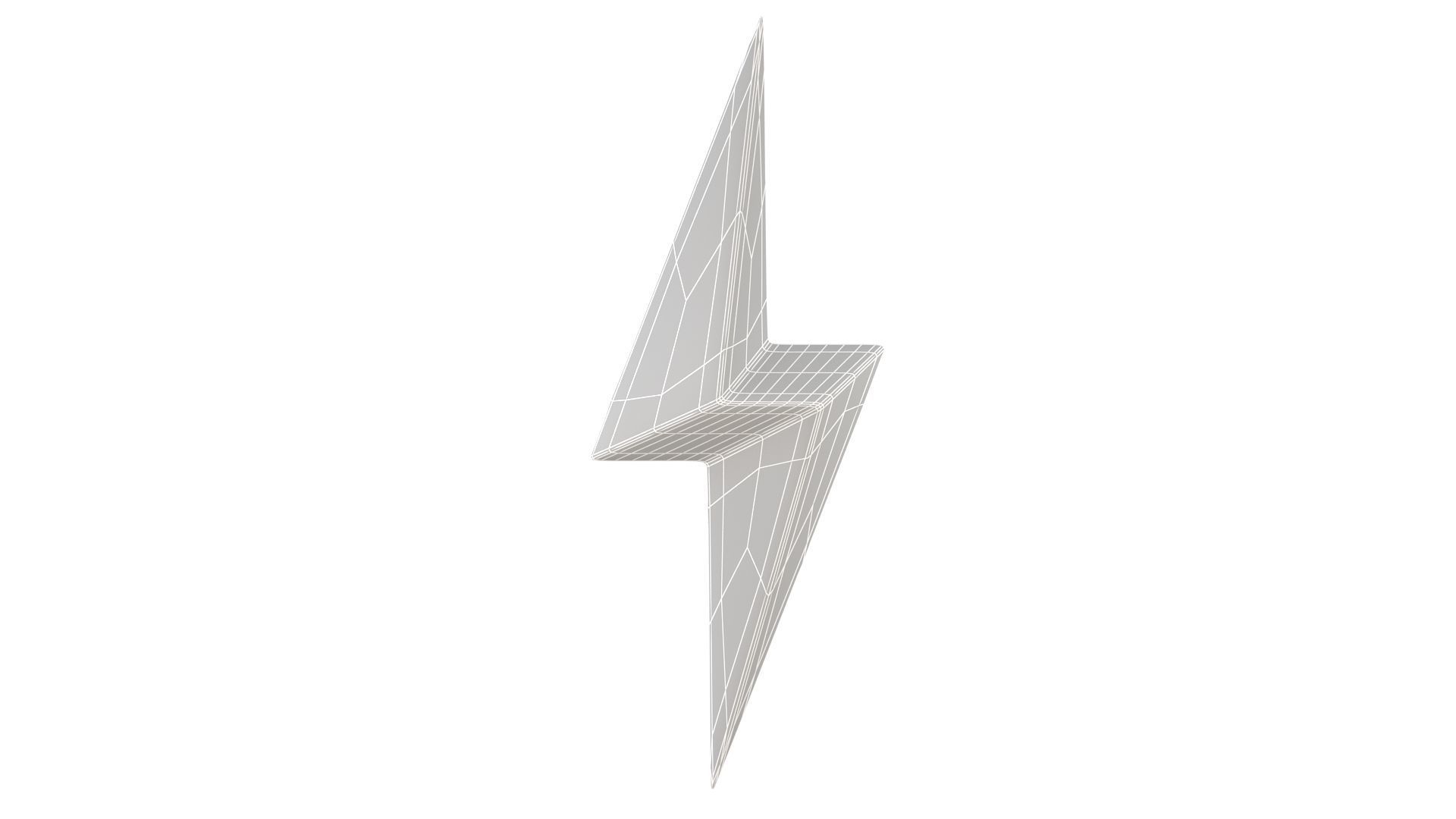 Lightning symbol 01 3D model_11